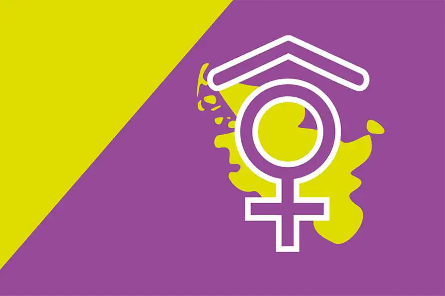 Symbolbild mit dem Logo der LAG Autonomer Frauenhäuser Schleswig-Holstein